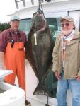 98.5 lb. Hali caught on Reel Steel Sportfishing